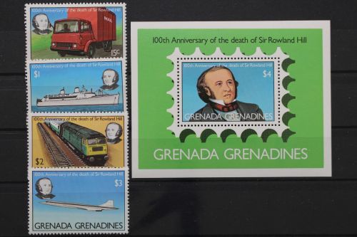 Grenada-Grenadinen, MiNr. 335-338, Block 44, postfrisch