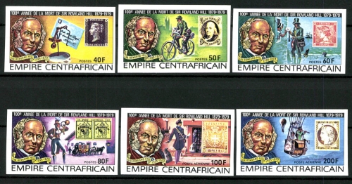 Zentralafrikanische Republik, MiNr. 591-596 B, postfrisch