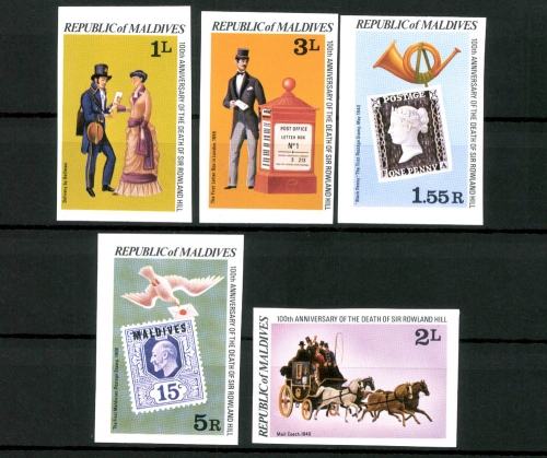 Malediven, MiNr. 816-820 B, postfrisch