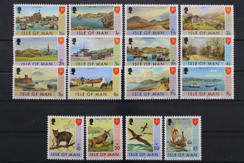 Isle of Man, MiNr. 12-27, postfrisch