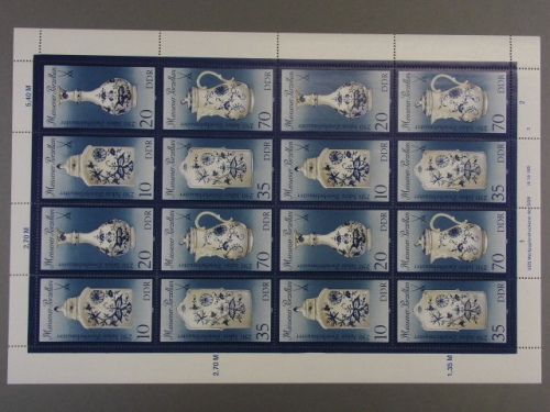 DDR, MiNr. 3241-3244 Kleinbogen, FN 3, postfrisch