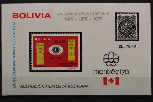 Bolivien, MiNr. Block 52, postfrisch