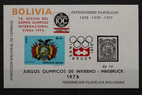 Bolivien, MiNr. Block 47, postfrisch