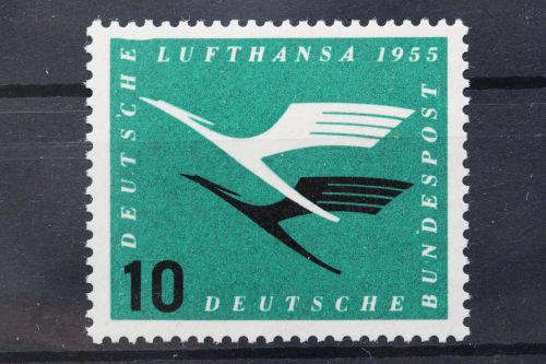 Deutschland (BRD), MiNr. 206 PLF II, Falz