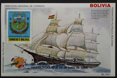 Bolivien, MiNr. Block 137, postfrisch