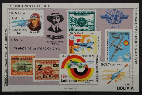 Bolivien, MiNr. Block 82, postfrisch