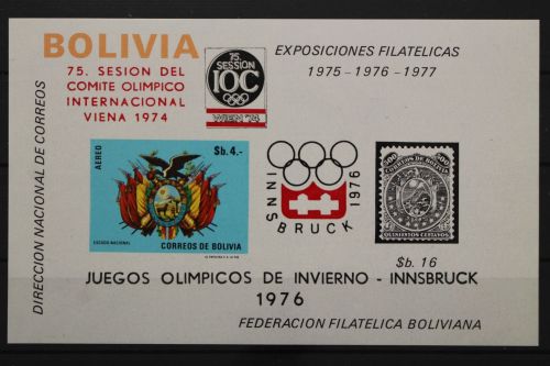 Bolivien, MiNr. Block 47, postfrisch