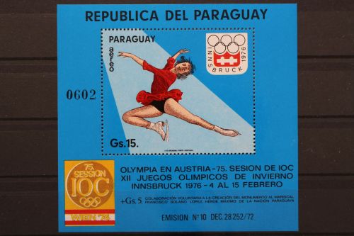 Paraguay, MiNr. Block 233, postfrisch