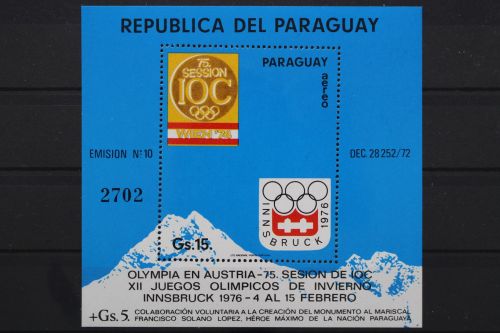 Paraguay, MiNr. Block 232, postfrisch