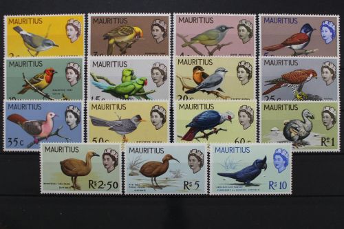 Mauritius, Vögel, MiNr. 268-282, postfrisch