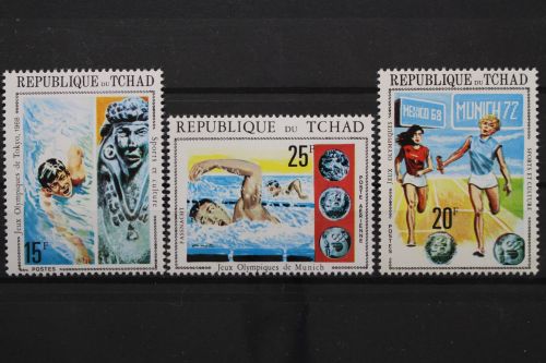 Tschad, MiNr. 379-381, postfrisch