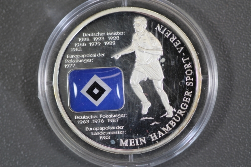 Hamburger Sportverein, HSV-Fanprägung, Polierte Platte / Proof
