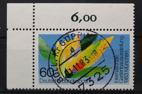 Deutschland (BRD), MiNr. 1174, Ecke links oben, gestempelt