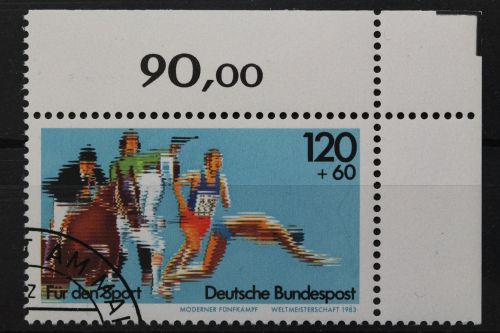 Deutschland (BRD), MiNr. 1173, ecke rechts oben, gestempelt
