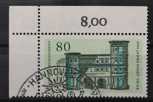Deutschland (BRD), MiNr. 1197, Ecke links oben, gestempelt