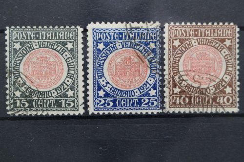Italien, MiNr. 138-140, gestempelt