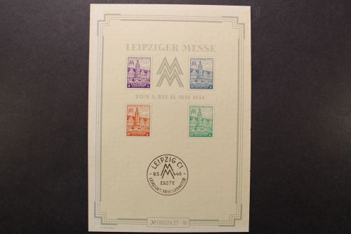 Sowj. Zone, MiNr. Block 5 S X, ungebraucht