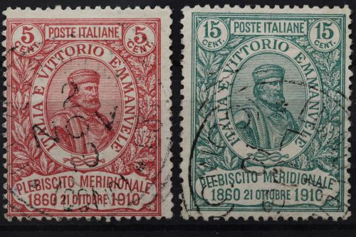 Italien, MiNr. 97-98, gestempelt