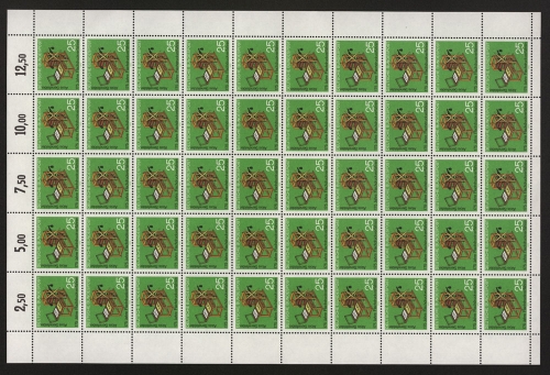 Deutschland (BRD), MiNr. 715, 50er Bogen, postfrisch