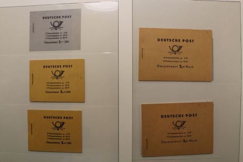 DDR, Markenheftchen, SMHD, Kleinbögen und Dienstmarken