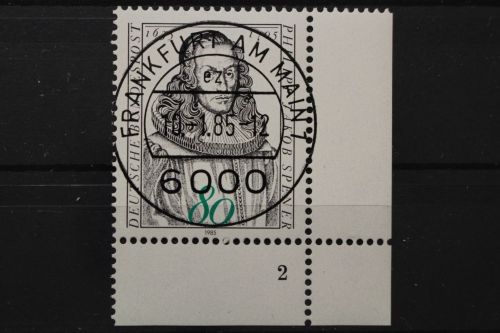 Deutschland (BRD), MiNr. 1235, Ecke rechts unten, FN 2, EST