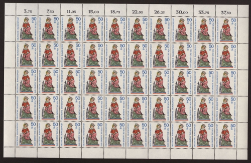Deutschland (BRD), MiNr. 615, 50er Bogen, postfrisch
