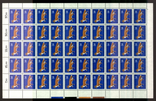 Deutschland (BRD), MiNr. 532, 50er Bogen, FN 2, postfrisch