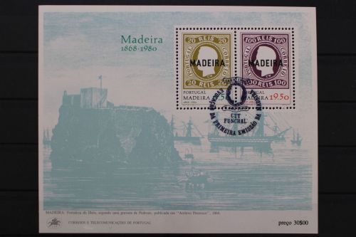 Madeira, MiNr. Block 1, gestempelt