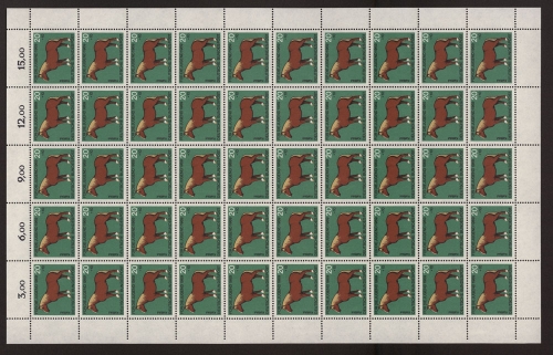 Deutschland (BRD), MiNr. 579, 50er Bogen, postfrisch
