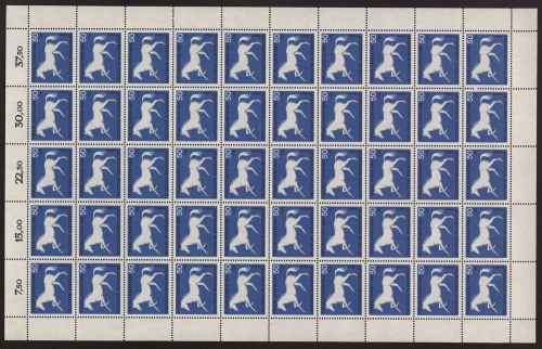 Deutschland (BRD), MiNr. 581, 50er Bogen, postfrisch