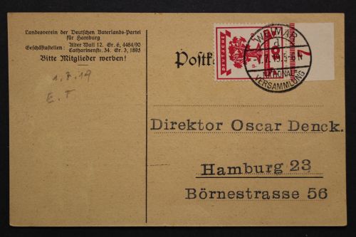 Gegen England. Der Brite sucht ..., Merkspruch 1918