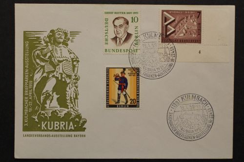 Berlin, MiNr. 160, Ecke rechts unten, FN 4, Bedarfsbeleg.