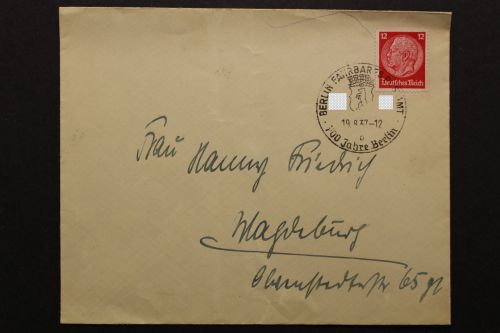 Berlin, Fahrbares Postamt, 700 Jahre Berlin, 19.8.37