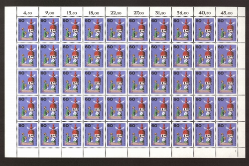 Deutschland (BRD), MiNr. 708, 50er Bogen, FN 2, postfrisch