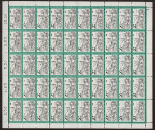 Deutschland (BRD), MiNr. 704, 50er Bogen, FN 4, postfrisch
