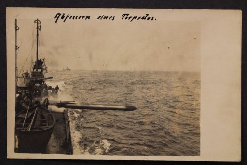 Kaiserliche Kriegsmarine, abfeuern eines Torpedos