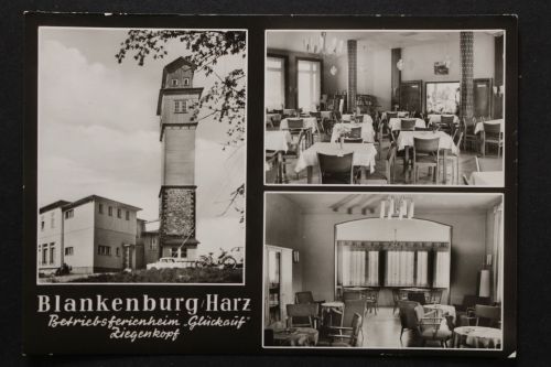 Blankenburg / Harz, Betriebsferienheim "Glückauf" Ziegenkopf