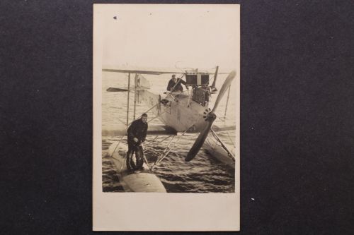 Wasserflugzeug - Doppeldecker, 1. Weltkrieg