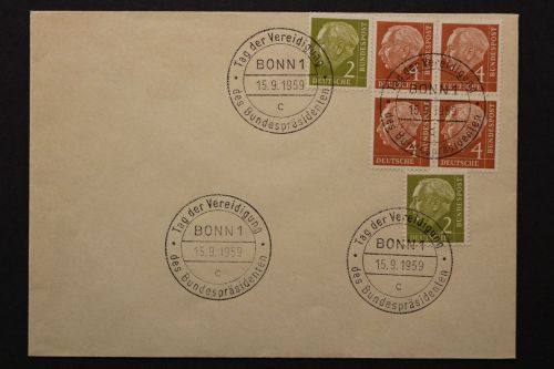 Deutschland, MiNr. 178, 4er Block, Sonderstempel