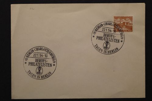 Berlin, MiNr. 112, ESST Berlin, Ersttagsbrief