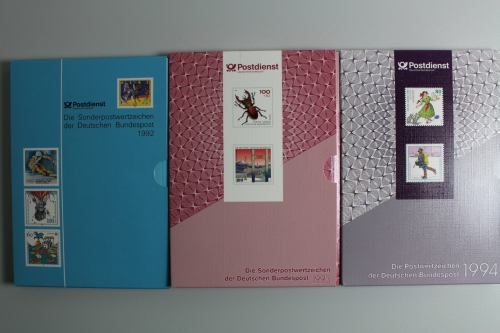 Deutschland Jahrbücher 1992-1994, komplette Sammlung