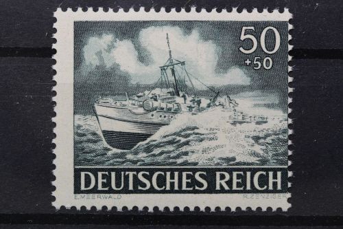 Deutsches Reich, MiNr. 842, auffällige Dezentrierung, postfrisch