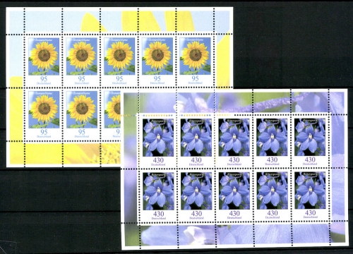 Deutschland (BRD), MiNr. 2434-2435, Kleinbögen, postfrisch