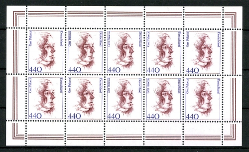 Deutschland (BRD), MiNr. 2014 Kleinbogen, postfrisch