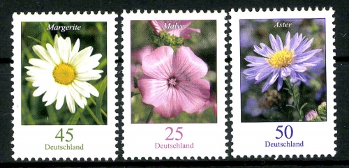 Deutschland (BRD), MiNr. 2451, 2462-2463, mit Zählnummer, postfrisch