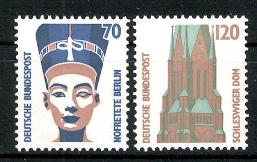 Deutschland (BRD), MiNr. 1374-1375, mit Zählnummern, postfrisch
