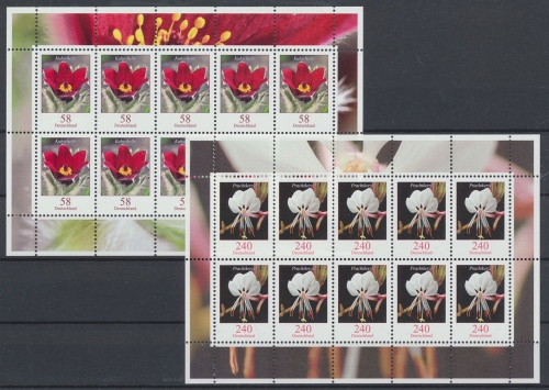 Deutschland (BRD), MiNr. 2968-2969, 10er Bögen, postfrisch