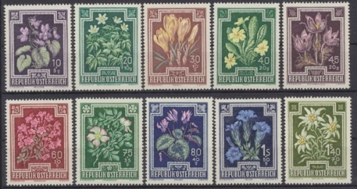 Österreich, MiNr. 868-877, postfrisch