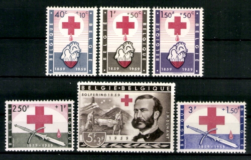 Belgien, MiNr. 1149-1154, postfrisch