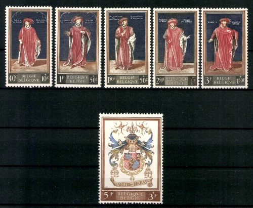 Belgien, MiNr. 1155-1160, postfrisch